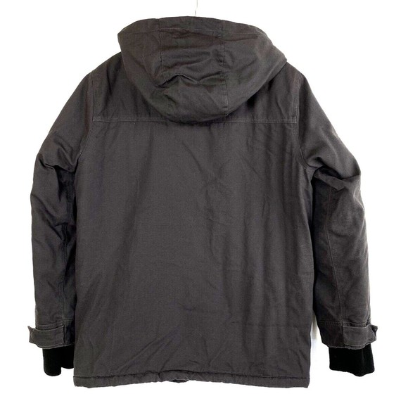 Primitive Skateboarding Jacket Men’s Medium Hooded Canvas Full Zip Button Lined - Picture 2 of 16